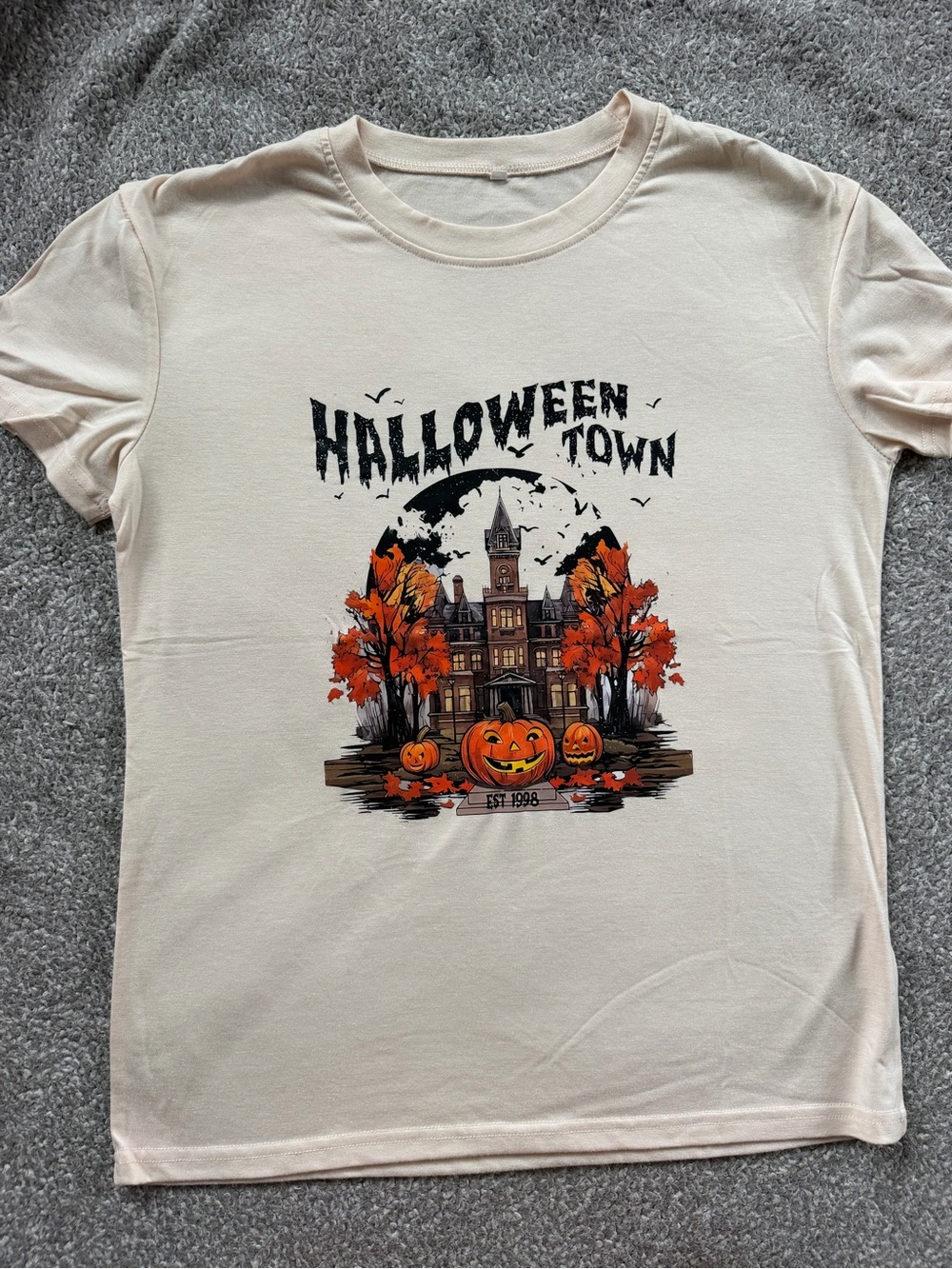 Halloweentown Graphic Tee - Cream